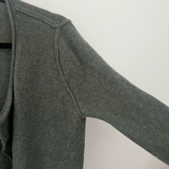 NOT SHY Sweater 100% Cashmere Size small  Duster Open Cardigan Made In France - Picture 7 of 10